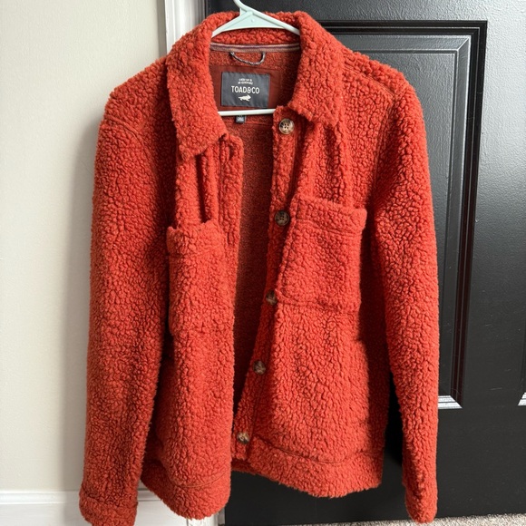 Toad&Co Red Sherpa Jacket - Picture 1 of 3